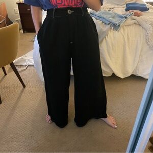 Fashion Brand Company Wide Leg Trousers | Size Small in Black! 🖤